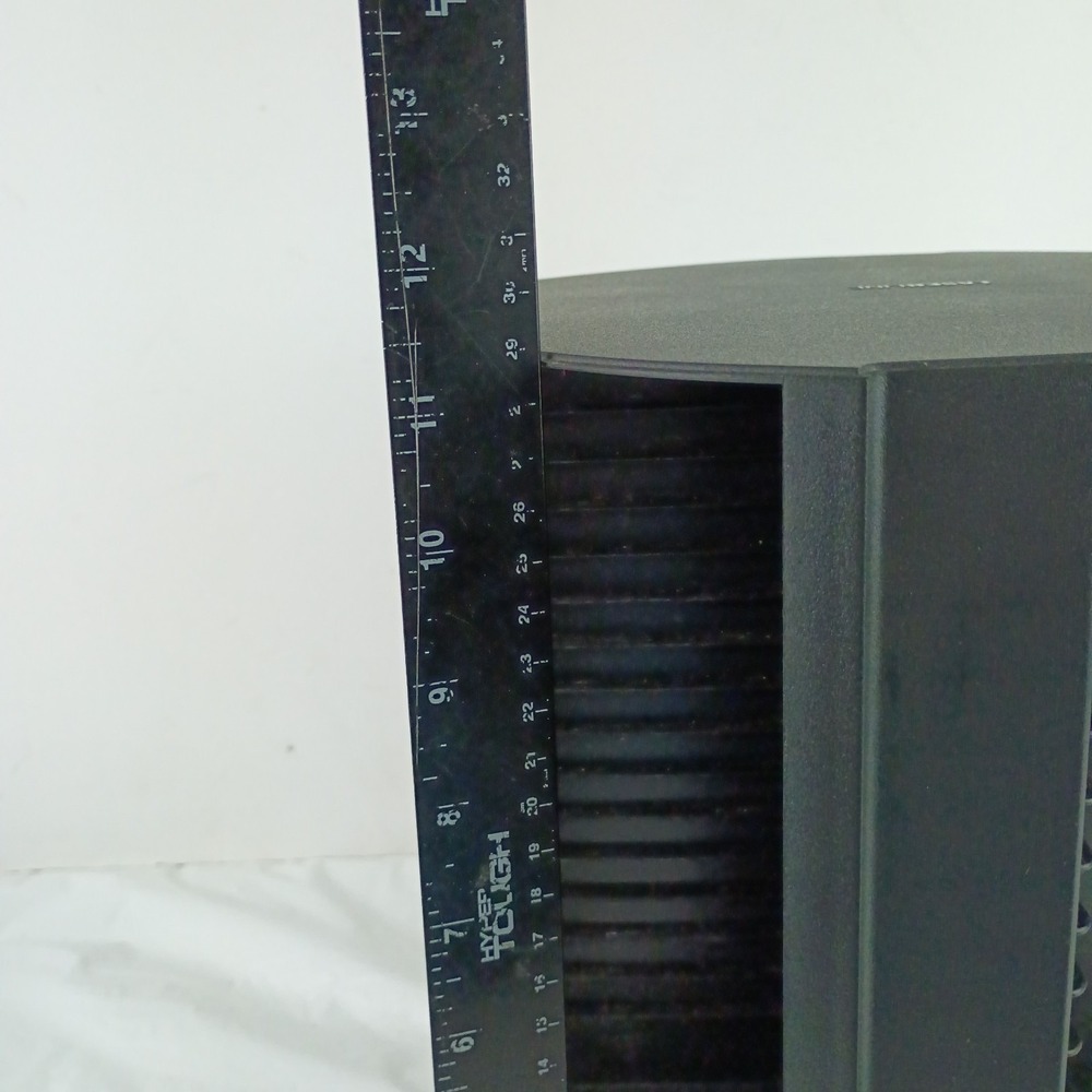 Laserline CD80 Rotating Carousel Storage Tower Vintage CD Holder Organizer - Picture 9 of 9